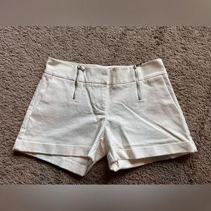 White short shorts